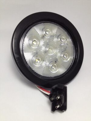 Farol Trasero Led Blanco 4 pulgadas 7Led 12 Volt  24 Volt Embutir