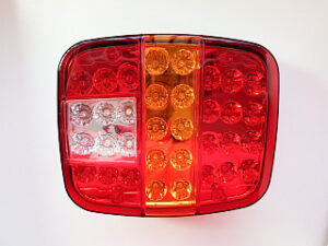 Farol Trasero Led 12 Volt  24 Volt 39 Led Gf185 Ford Vw Con Patente