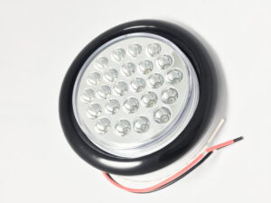 Farol Trasero Led Blanco 4 pulgadas 24 Led 12 Volt  24 Volt Embutir