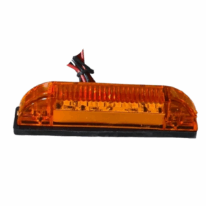 Farol Lateral 6 Led Amber 12 Volt 24 Volt Anclaje 2 Pernos